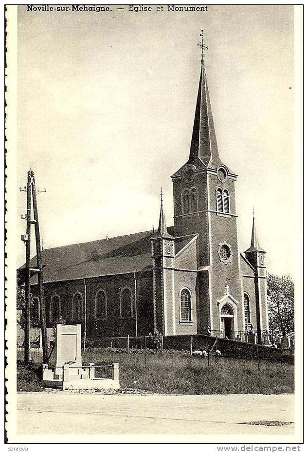Noville-sur-Mehaigne - Eglise Et Monument - Eghezée