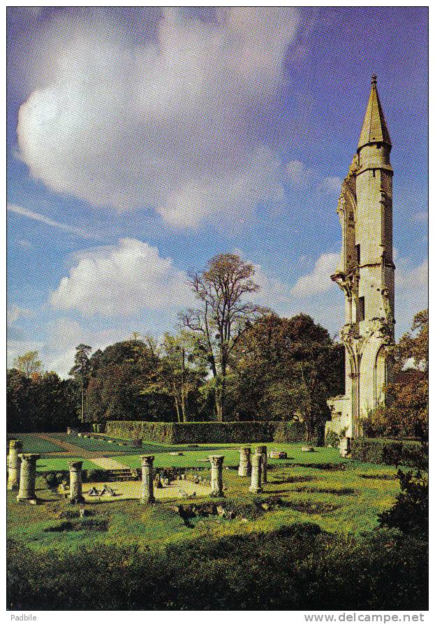 Carte Postale 95. Asnières-sur-Oise  Abbaye De Royaumont Trés Beau Plan - Asnières-sur-Oise