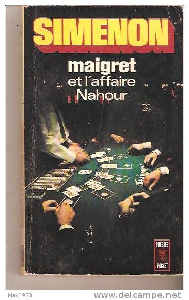 SIMENON - Maigret Et L'affaire Nahour - Presses Pocket N° 832* - 1971 - Simenon