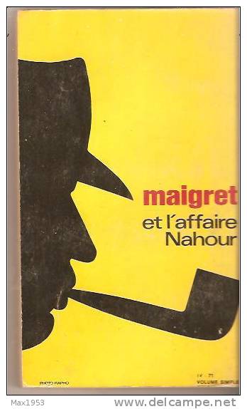 SIMENON - Maigret Et L'affaire Nahour - Presses Pocket N° 832* - 1971 - Simenon