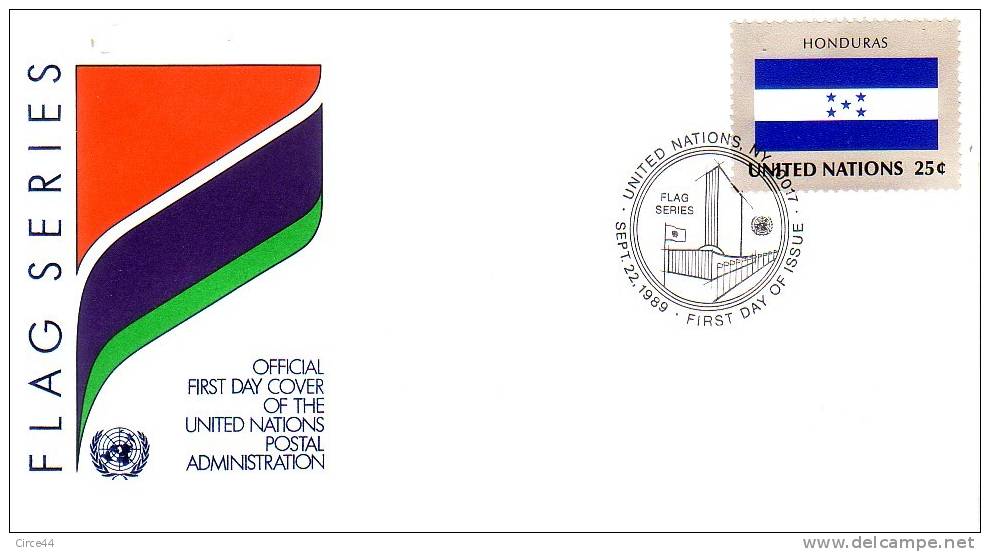 FDC.DRAPEAUX DES NATIONS UNIES.HONDURAS. - Covers