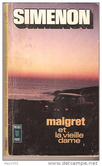 SIMENON - Maigret Et La Vieille Dame- Presses Pocket N° 787* - 1970 - Simenon