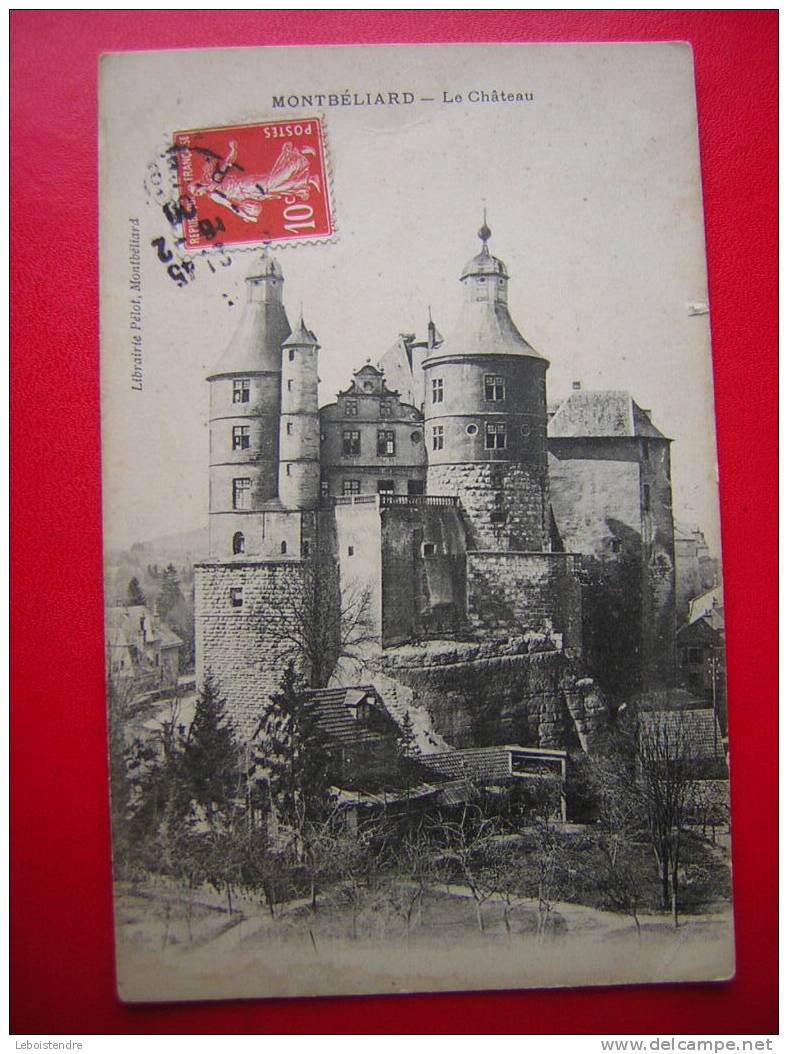 CPA -25-DOUBS -MONTBELIARD-LE CHATEAU -5 PHOTOS DE LA CARTE - Montbéliard