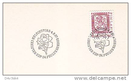 1987 Finland Helsinki Roses Rose Rosa Flowers Fiori Fleurs - Roses