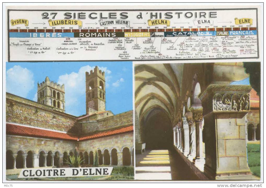 66 - ELNE - Le Cloître (XII ème Et XIV ème Siècles) - Roussillon