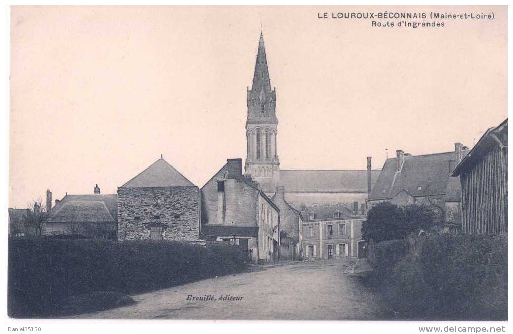 LE LOROUX-BECONNAIS (Maine-et-Loire) Route D'IngrandesCPA - Le Louroux Beconnais