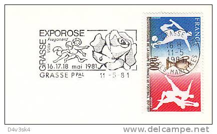 1981 France 06 Alpes Maritimes Grasse Exporose Rosa Rose Roses Flowers Fiori Fleurs - Rozen