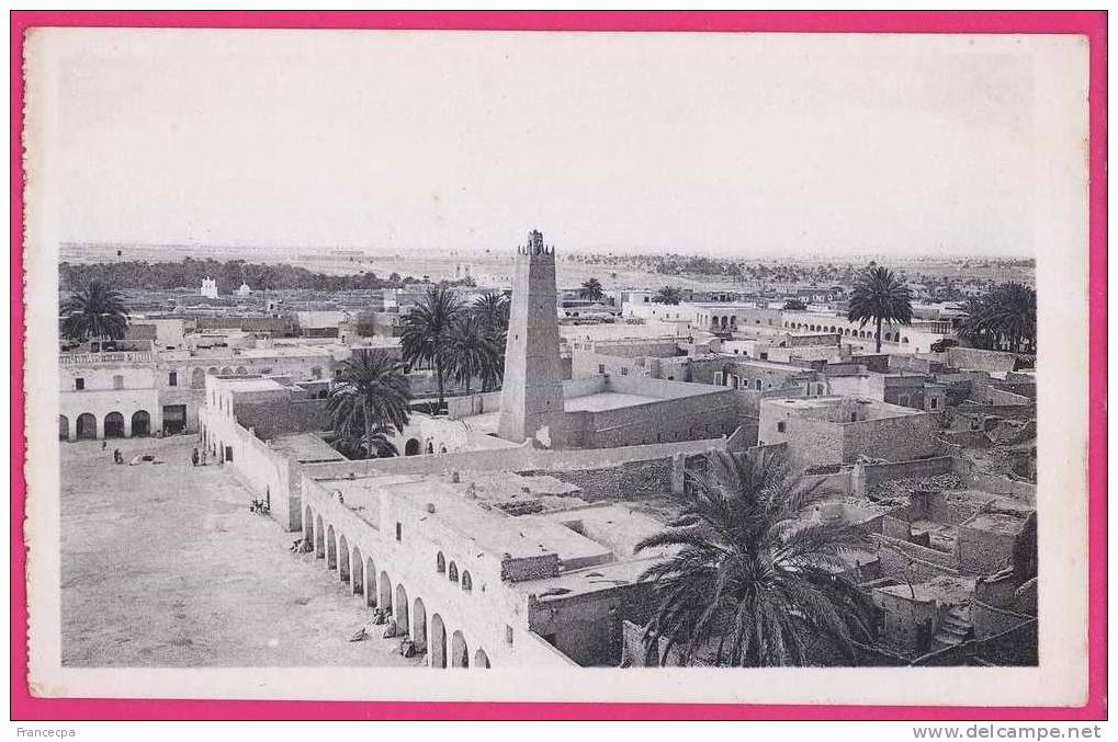1915 - ALGERIE - OUARGLA -  Vue Gènèrale, Prise Du Minaret Arabe - Ouargla
