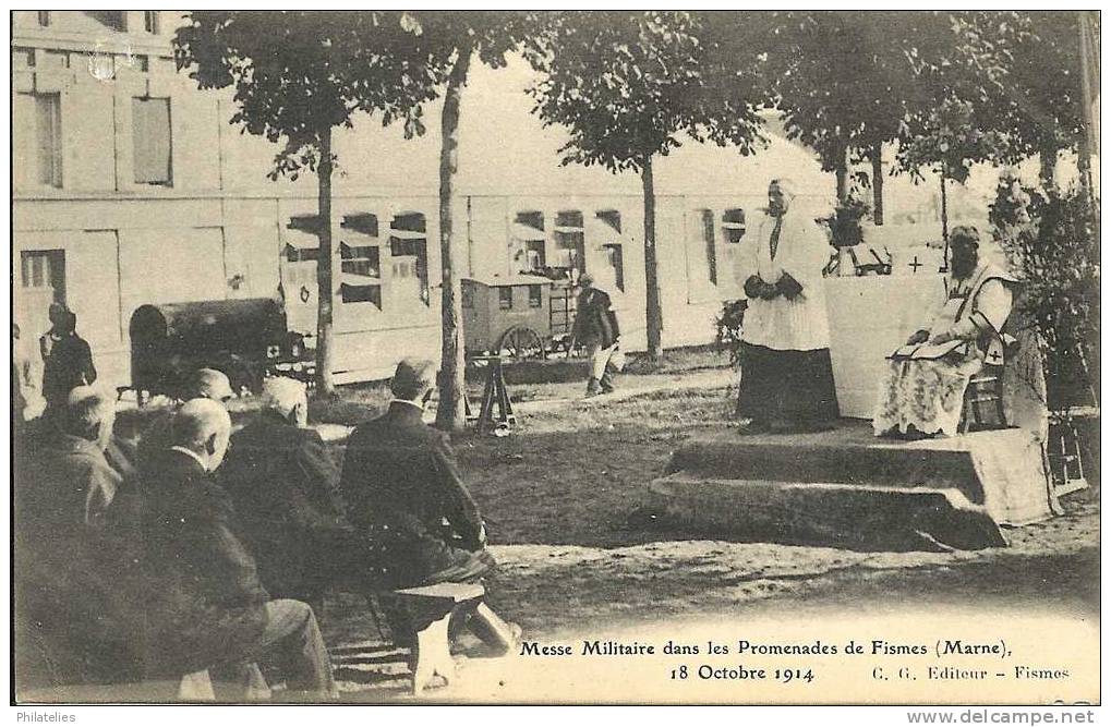 FISMES LA PROMENADE 1915 - Fismes