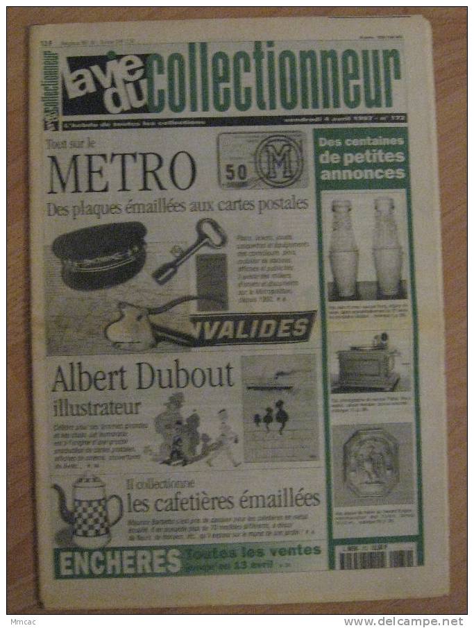 La Vie Du Collectionneur No 172 1997 - Dubout - Brocantes & Collections