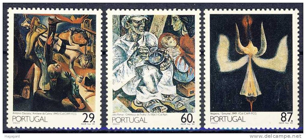 #Portugal 1989. Paintings. Michel 1777-79. MNH(**) - Nuevos