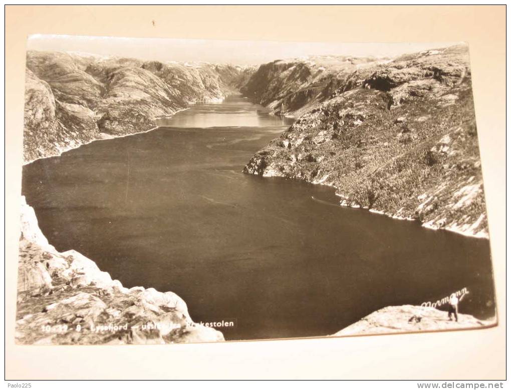 LYSEFJORD 1960 - BN VG Date Un´occhiata!!! Entrate!!! - Norvegia