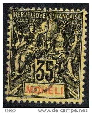 Mohéli 9 Oblitéré - Used Stamps