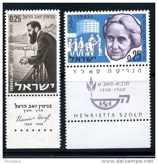 ISRAELE 1960 -  MNH ** - 3 Serie - Nuevos (con Tab)