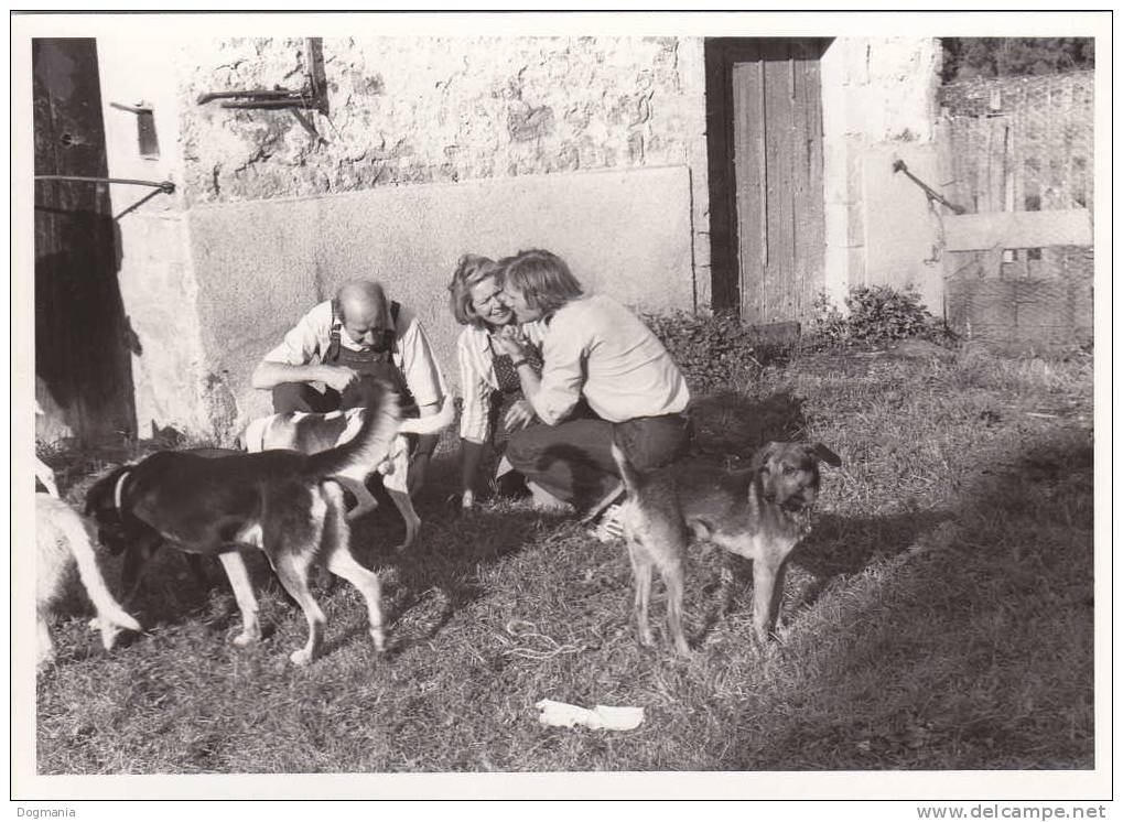 PHOTO N Et B  L'HOMME AUX CHIENS De Bruno GANTILLON Avec M.ROBIN Madeleine ROBINSON Et  P.DONNADIEU - Autres Formats