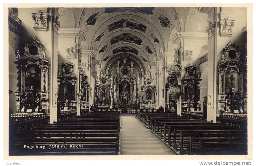 Engelberg .  Kirche  .  BELLE PHOTO . - Engelberg