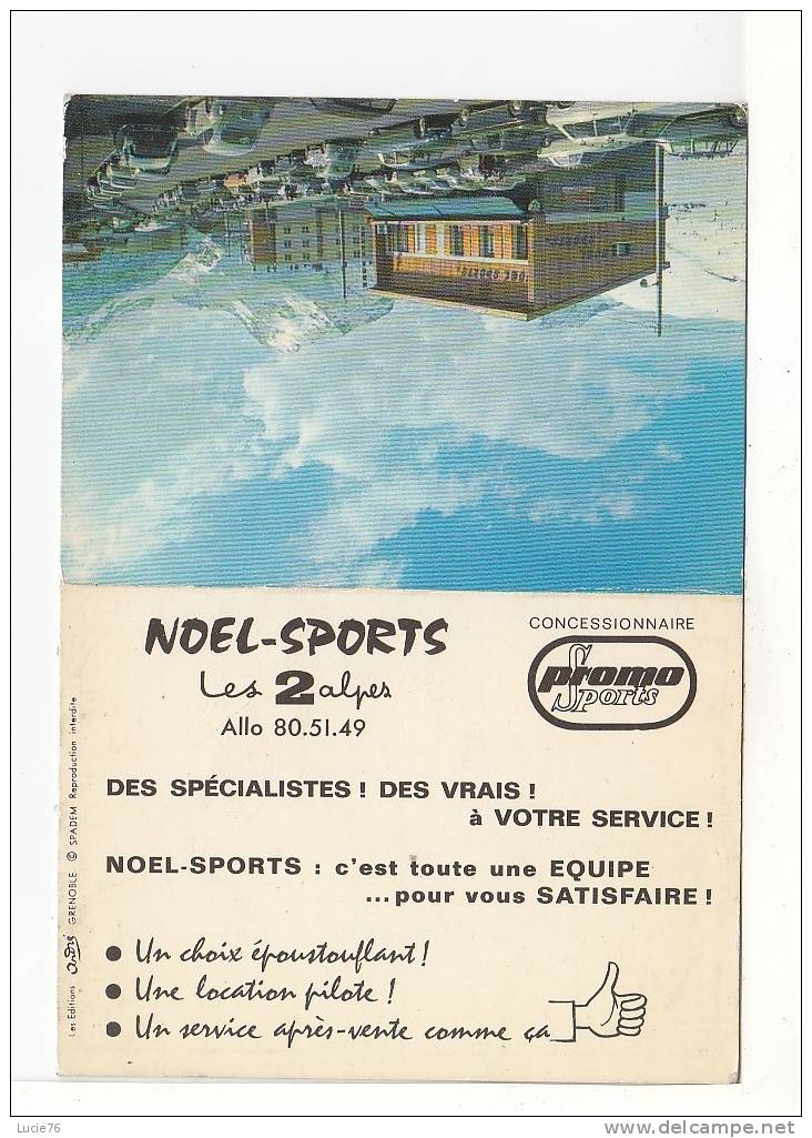 CALENDRIER 1976 -    NOEL SPORTS   - LES  2 ALPES - Grand Format : 1971-80