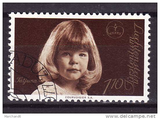 LIECHTENSTEIN.N°628.PORTRAIT DE LA MAISON PRINCIERE PRINCESSE TATJANA.  Oblitéré - Used Stamps