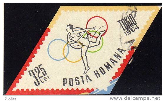 Sommer-Olympiade Tokio Rumänien 2325+ Block 58 O 15€ Langstrecken-Lauf - Summer 1964: Tokyo