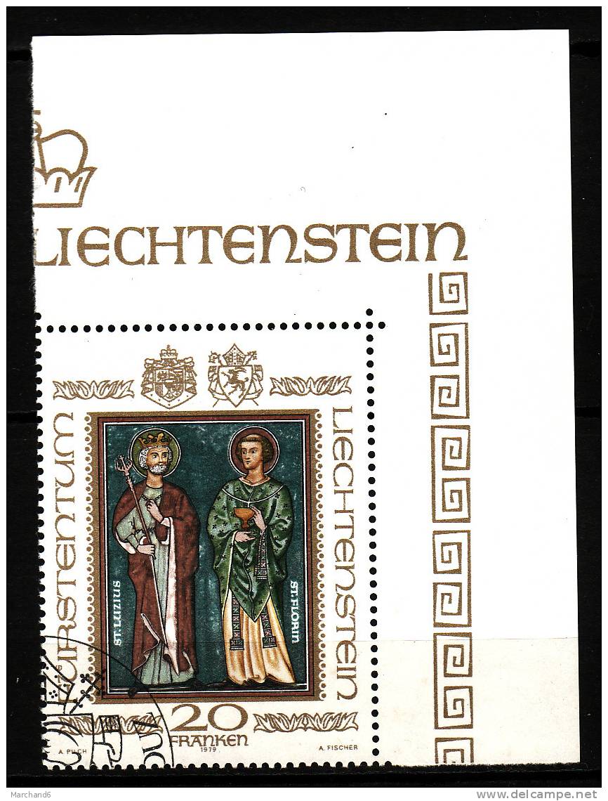 LIECHTENSTEIN.N°675.SAINT LUCIEN ET SAINT FLORIAN. Oblitéré - Gebruikt