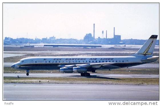 Plane Airplane Avion EASTERN AIRLINES Douglas DC8-21 - 1946-....: Moderne