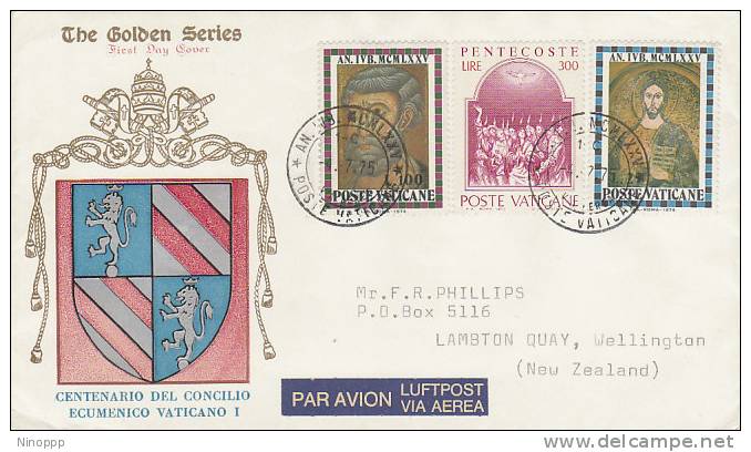 Vatican-1975 Cover Sent To Australia - Oblitérés