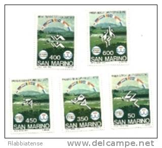 1985 - 1156/60 Giochi Piccoli Stati    +++++++ - Unused Stamps