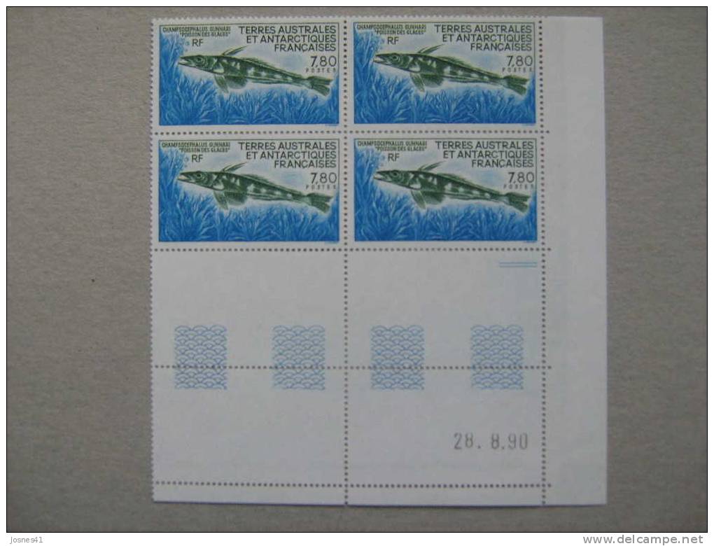 T.A.A.F.    P 161 * *   Coin Date 28 08 90    POISSON - Unused Stamps