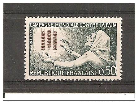 1963 N°1379 Y T - Coté 0,50 Euros - France Timbre - Contre La Faim - - Neufs