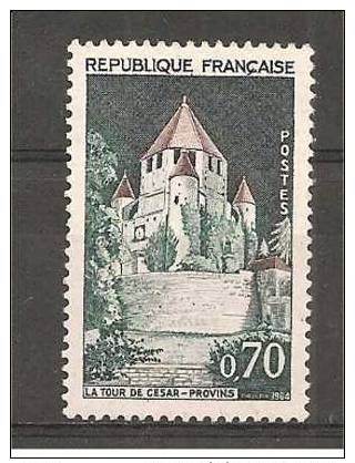 1963 N°1392A  Y T - Coté 0,50 Euros - France Timbre - Tour De César à Provins  - - Ungebraucht