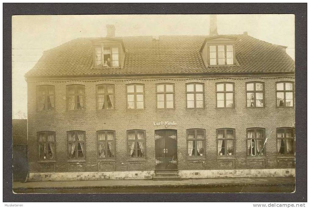 Denmark Carl´s Minde KJØBENHAVN 1911 To Borup Echte Real Photo Véritable SCARCE (2 Scans) - Denmark