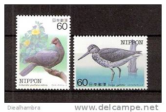 JAPAN NIPPON JAPON ENDANGERED NATIVE BIRD SERIES 4th. ISSUE 1984 / MNH / 1581 - 1582 · - Neufs