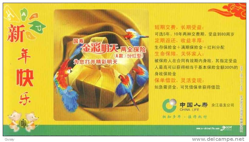 Bird Parrot ,   Specimen Prepaid Card , Postal Stationery - Papagayos