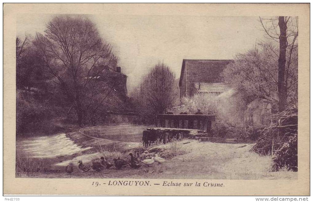 LONGUYON - Ecluse Sur La Crusne - 1924 - Longuyon