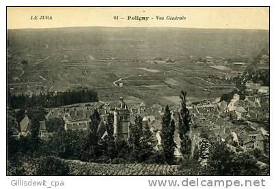 POLIGNY -  Vue Générale - Poligny