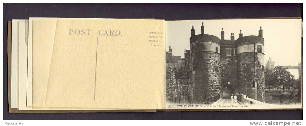 United Kingdom England London The Tower Of London LL Series W. 10 Cards Left (10 Scans) - Tower Of London
