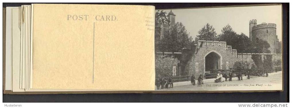 United Kingdom England London The Tower of London LL Series w. 10 Cards left (10 scans)
