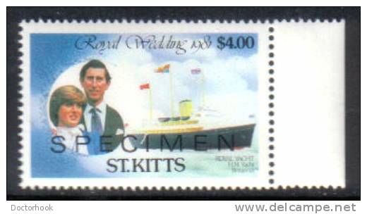 ST.KITTS NEVIS   Scott #  79**  VF MINT NH---"SPECIMEN" - St.Kitts And Nevis ( 1983-...)