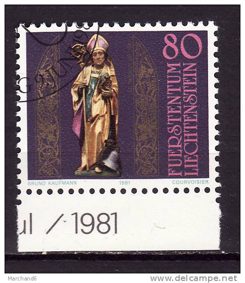 LIECHTENSTEIN.N°716.1600e ANNIVERSAIRE DE SAINT THEODULE . Oblitéré - Used Stamps