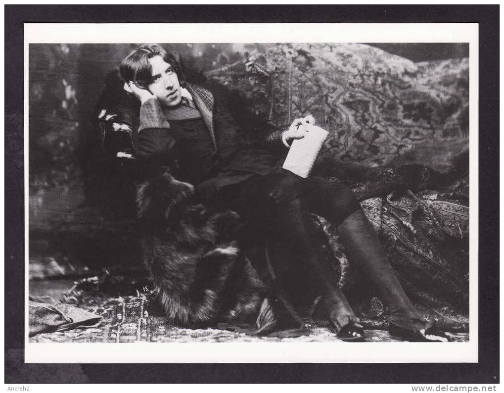 GREAT AUTHORS - PHOTOGRAPH LIBRARY OF CONGRESS - OSCAR WILDE IRISH 1854-1900 - BEST KNOWN FOR THE PICTURE OF DORIAN GRAY - Philosophie & Pensées