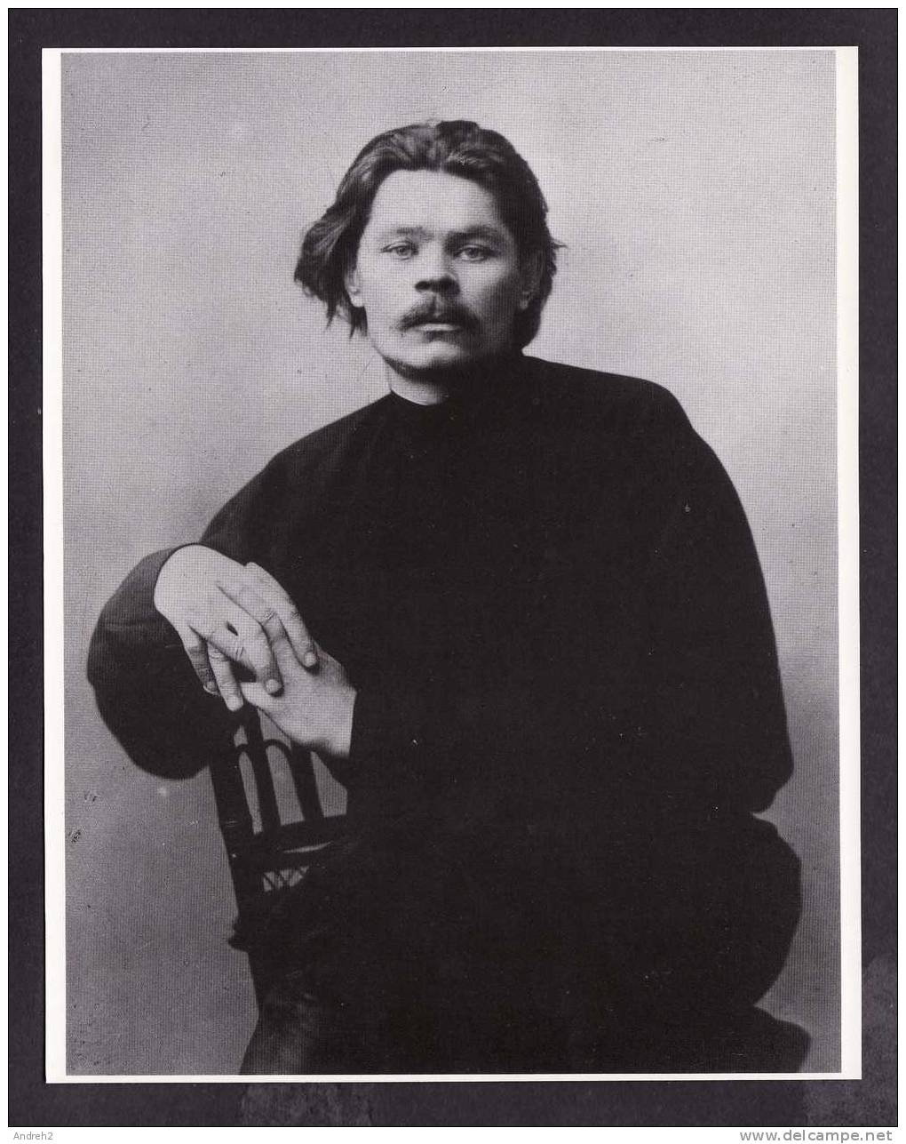 GREAT AUTHORS - PHOTOGRAPH POPPERFOTO LONDON - MAXIM GORKY RUSSIAN 1868-1936 CONSIDERED THE FATHER OF SOVIET LITERATURE - Philosophie & Pensées