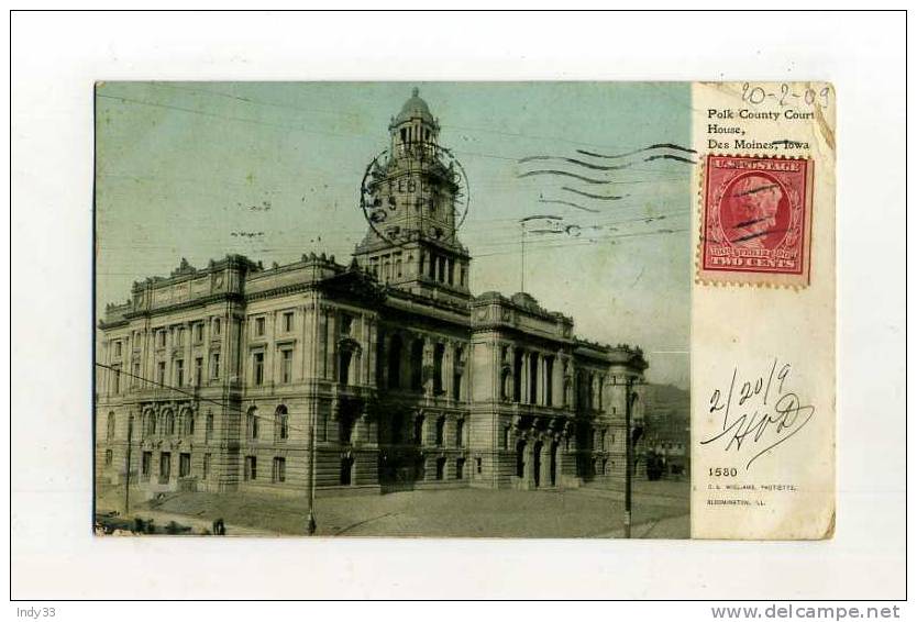 - ETATS UNIS IA . POLK COUNTY COURT HOUSE . DES MOINES - Des Moines