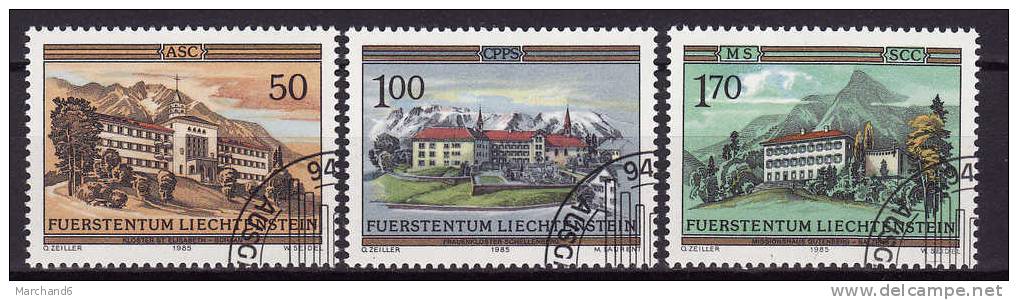 LIECHTENSTEIN.N°809/811.ORDRES ET COUVENTS.  Oblitéré - Used Stamps
