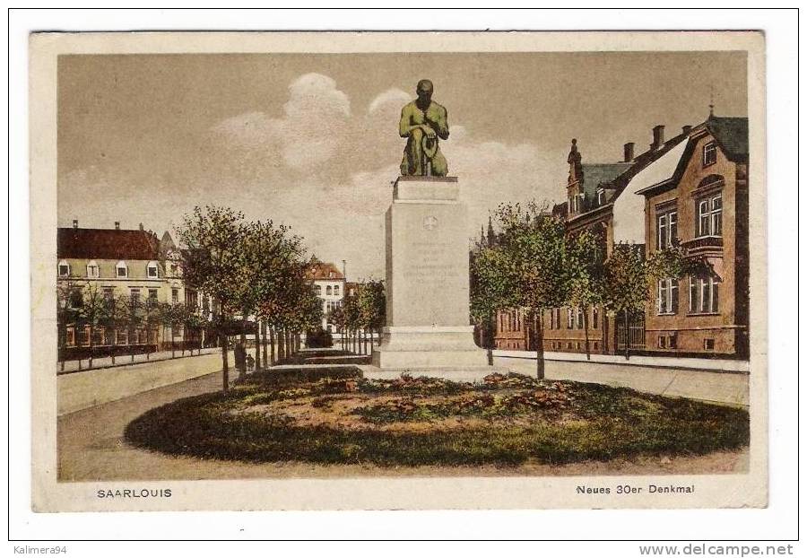 ALLEMAGNE / SARRE / SAARLOUIS / NEUES 30er DENKMAL - Kreis Saarlouis