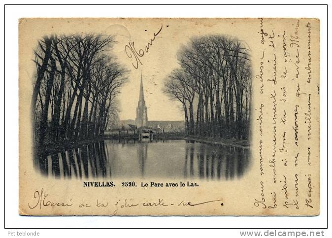 (E786) - Nivelles - 2520 Le Parc Avec Le Lac / 1900 - Nivelles