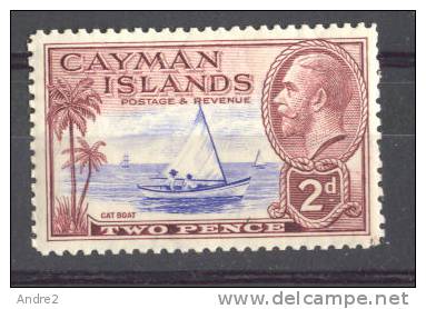 Cayman Islands  - Caimanes  1935  George V  And Ship   2p - Iles Caïmans
