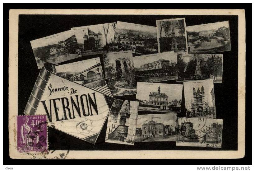 27 Vernon Multi Vues Souvenir De D27D K27681K C27681C RH095582 - Vernon