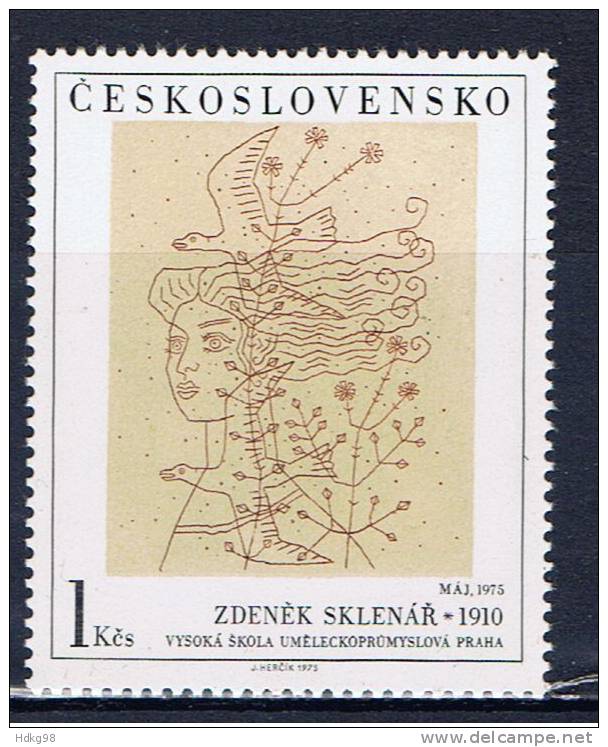 CSR+ Tschechoslowakei 1975 Mi 2294 Mnh Kunst - Neufs