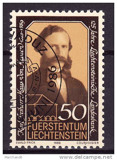 LIECHTENSTEIN.N°843.125e ANNIVERSAIRE DE LA BANQUE D ETAT.oblitéré - Used Stamps