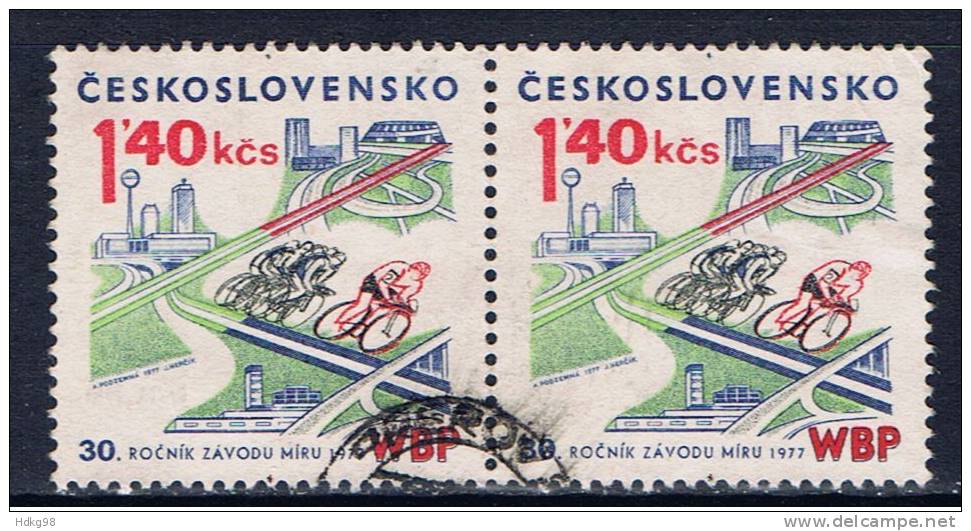 CSR+ Tschechoslowakei 1977 Mi 2373 (1 Briefmarke, 1 Stamp, 1 Timbre !!!) - Oblitérés